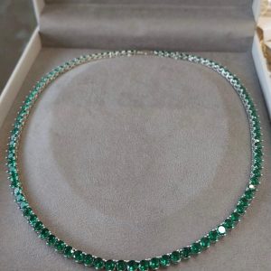 Kit Riviera Luxo Esmeralda +brincos