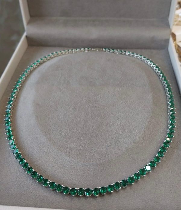 Kit Riviera Luxo Esmeralda +brincos