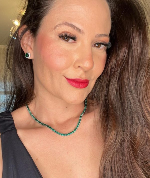 Kit Riviera Luxo Esmeralda +brincos