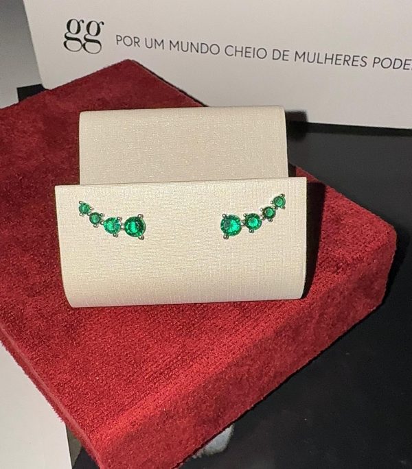 Kit Riviera Luxo Esmeralda +brincos