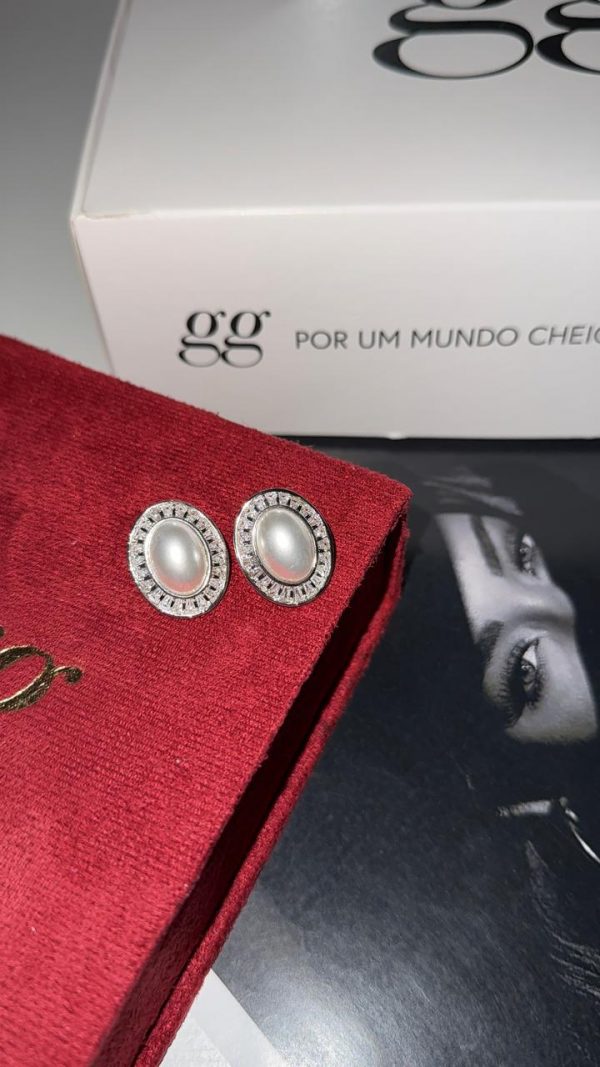 Brincos Angelina de Pérola