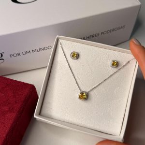 Conjunto Solitário Raio de Sol