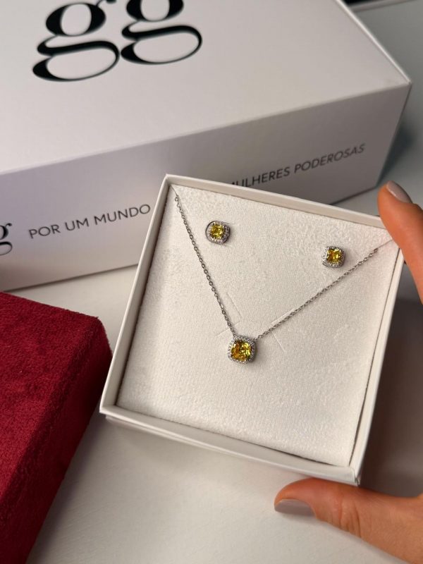 Conjunto Solitário Raio de Sol