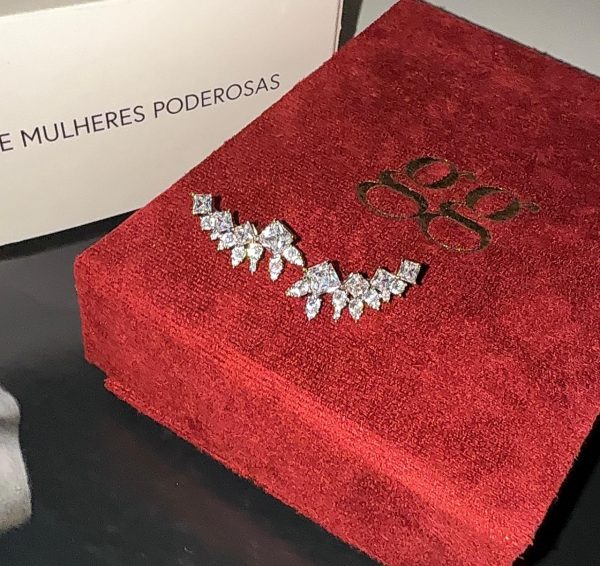 Brincos Ear cuff Eterno Brilho
